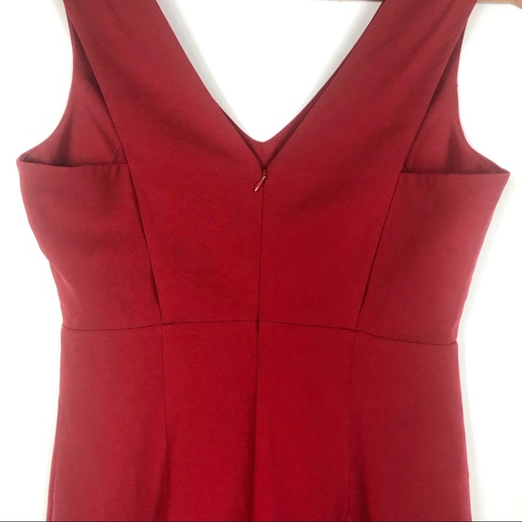 Above knee Red sleeveless dress by Honestee - Picture 4 of 8